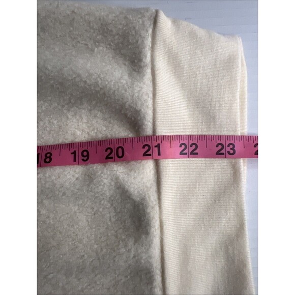 Alternative apparel women Large Ivory  pullover  fleece ‎ sweater - Picture 6 of 7
